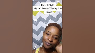 How I Style My 4C TWA #twa #bigchop #4chair #4chairstyles #stylesfoshorthair