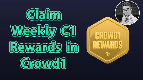 How to Claim Weekly C1 Rewards in Crowd1 | Crowd1 Rewards | Crowd1 Tutorial