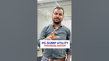 PostgreSQL Backups: Essential Guide to PG Dump Utility | Key Postgres Interview Question