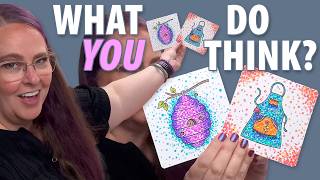 Coloring with ONLY Zebra Mildliner Dots - I LOVE &amp; HATE the Results