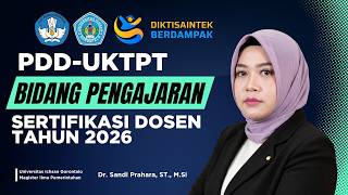 PDD-UKTPT Bidang Pengajaran I Serdos 2026 I Dr. Sandi Prahara, ST., M.Si I Univ. Ichsan Gorontalo