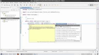 Spring Tutorial 04 - Writing Code Using the Bean Factory