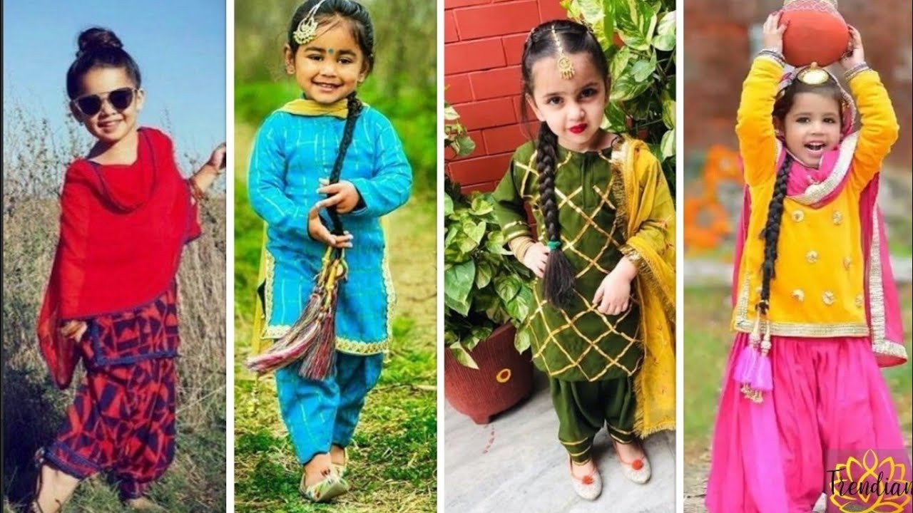 Very beautiful Kids Punjabi suit designs || Baby girl Punjabi suit  design-Crazy about Fashion. - YouTube