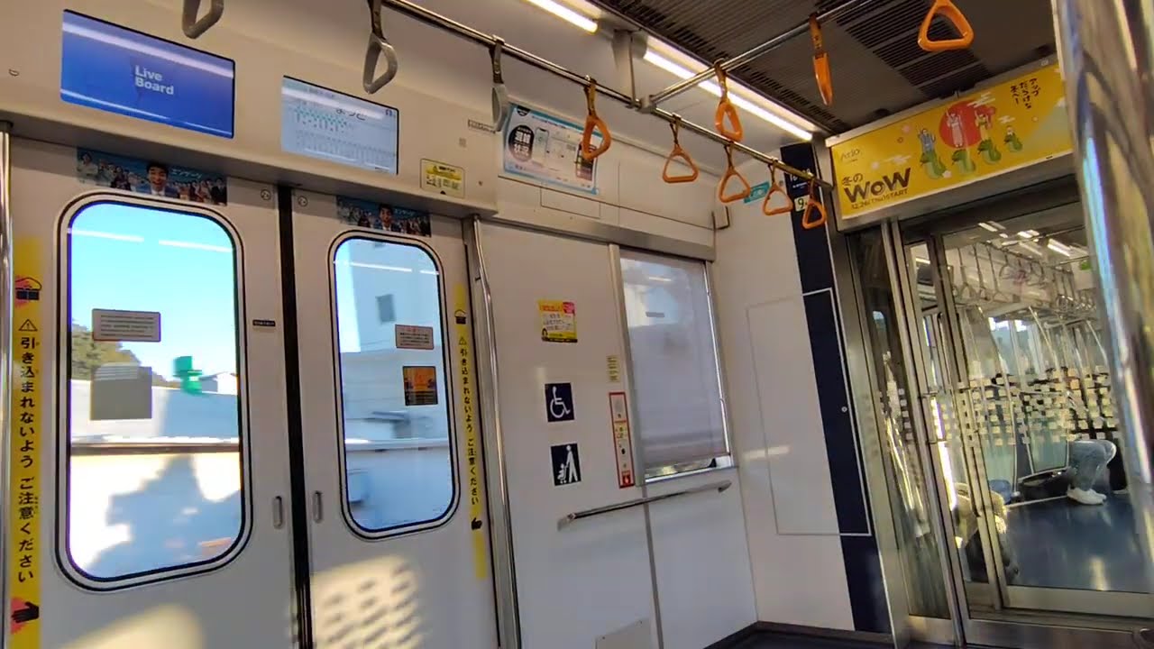 常磐緩行線｜金町駅→松戸駅（千代田線用の東京メトロ16000系電車16108Fの9号車）各駅停車の車内と車窓、走行音、アナウンス。R7/1（東京都→千葉県）Joban Line JAPAN TRAIN