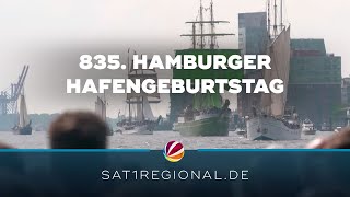 Hamburger Hafengeburtstag 2024: Schiffe, Konzerte und Feuerwerk