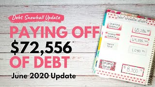 Debt Snowball Update // Paying Off $72, 556 Of Debt // June Update
