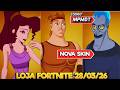 FORTNITE PERDEU A NOÇÃO!! NOVAS SKINS HÉRCULES - LOJA FORTNITE 28/03/26 - LOJA FORTNITE HOJE 