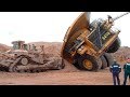 World Dangerous Dump Truck Operator Skill - Biggest Heavy Equipment Machines Working