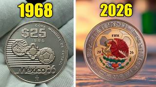 ¿LA NUEVA MONEDA DE $25 PESOS POR EL MUNDIAL 2026?