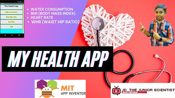 How To Create A Health App Using MIT App Inventor | Whitehat Jr