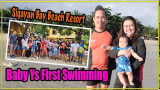 Baby Ys First Swimming at San Juan Laiya Batangas