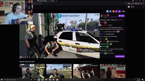 xQc Reacts to Kyle POV while using the fastest bike to get away