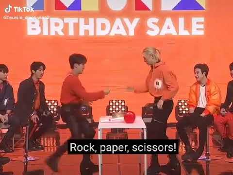 hahahahh let's learn how to play rock paper scissors with changbin and hyunjin