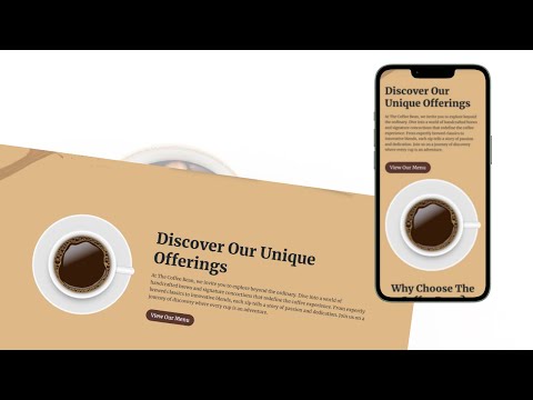 Offer Section Flex Trick - Coffee Shop Website || HTML & CSS.