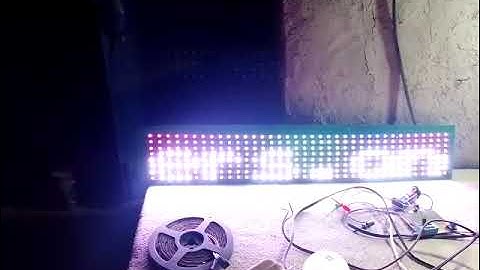WS2812b + esp8266 wifi led matrix Pakistan