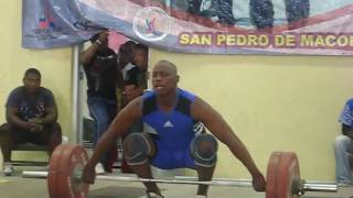 levantamiento de pesas segundo  movimiento 125kg de arranque