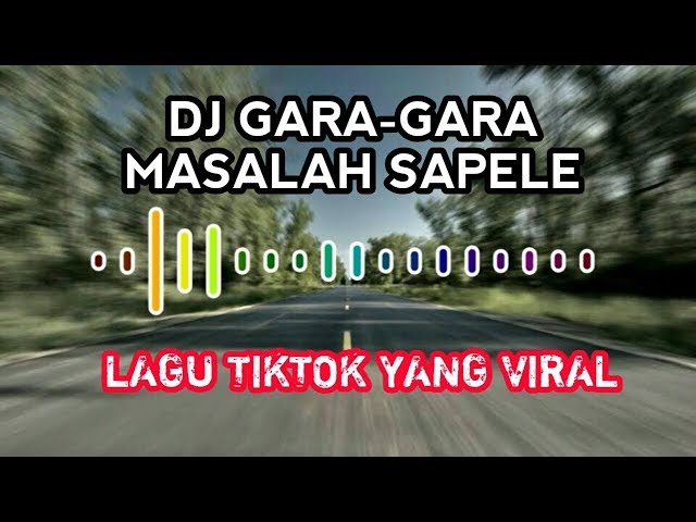 DJ GARA-GARA MASALAH SAPELE,LAGU TIKTOK VIRAL class=