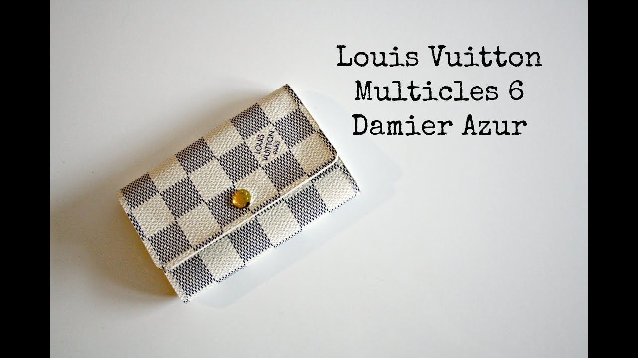 LOUIS VUITTON KEY POUCH DAMIER AZUR  UNBOXING, FIRT IMPRESSIONS & HOW I  GOT IT 