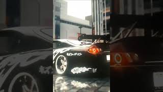 A black powerful beast ☠☠🥶 #shorts #viral super car shorts #Toyota supra mk4 #super car eidit