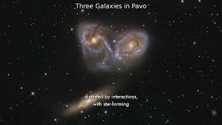 Three Galaxies in Pavo | NASA APOD 2026-07-03