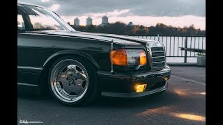 Tuning Mercedes W126 V8 560SE Stance Works