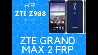 How to bypass or remove google account frp  on a zte grand max 2 new method easy