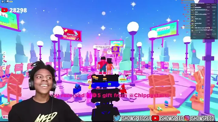 Ishowspeed goes nuts🥜 after Millions of Robux donated in Pls donate