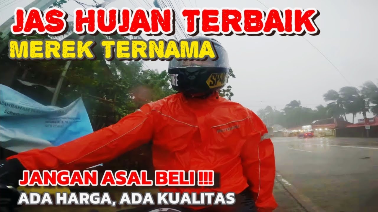 5 REKOMENDASI JAS HUJAN TERBAIK TAHUN 2024 | JANGAN ASAL PILIH