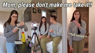 Strict mom thinks she's pregnant. **FULL TIKTOK STRICT MOM BF SERIES**