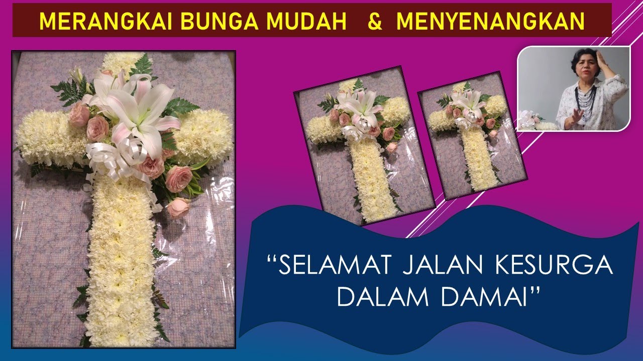Merangkai Bunga Mudah & Menyenangkan, Rangkaian Bunga Salib