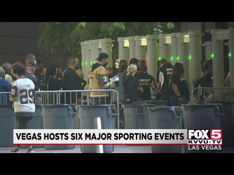 Las Vegas hosts six major sporting events