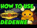 HOW TO USE DEDENNE IN POKEMON CHAMPIONS! Dedenne Moveset Guide | Best Dedenne Builds