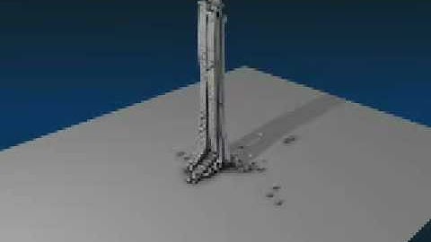Blender Physics Simulation 1 - Brick Tower