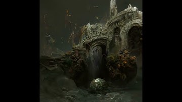 Entrance to Valhalla Castle by Disco Diffusion AI Art
