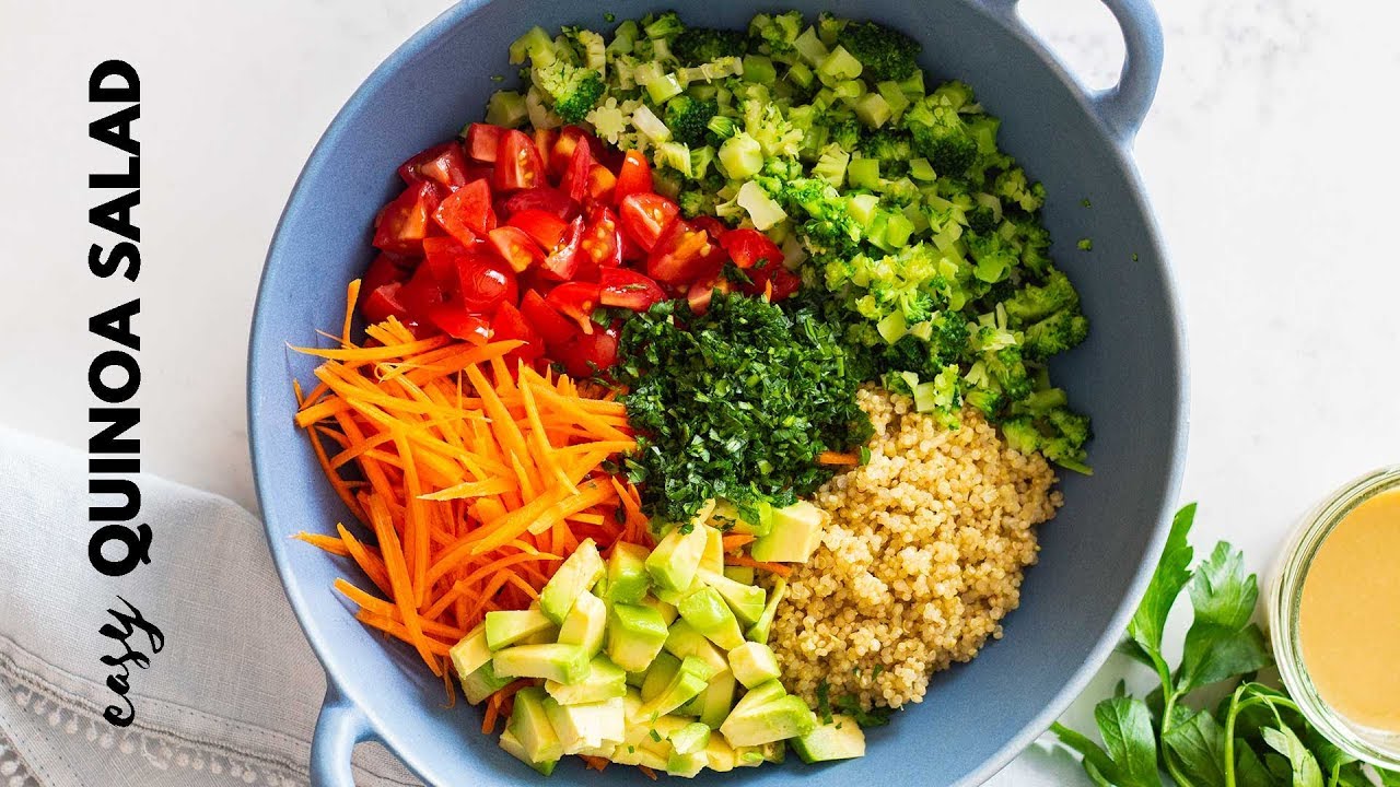 Easy Quinoa Salad Lunch Bowls 