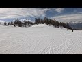 Skiing on the Italian Alps