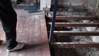 Tongue and Groove Floor board Removal