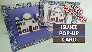 Islamic Pop Up Card #5 / DIY Eid Mubarak Card / DIY Pop Up Mosque Card screenshot 5