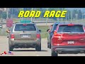MEN ACT LIKE CHILDREN ENDANGERING OTHER DRIVERS IN ROAD RAGE INCIDENT  ||  Road Rage USA &amp; Canada