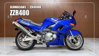 【KAWASAKI】ZZR400｜ZX400N｜・Asahina Racing製カーボンスリップオンマフラー ・スモークスクリーン・マルチバー・タンクパッド・4輪用ETC装備