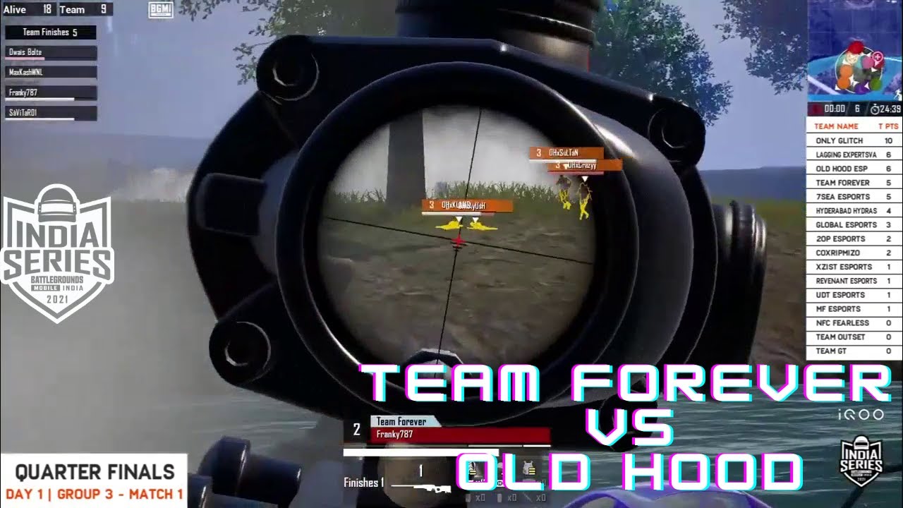 Old Hood vs Team Forever Fight  in Quarter-Final BGIS Highlights