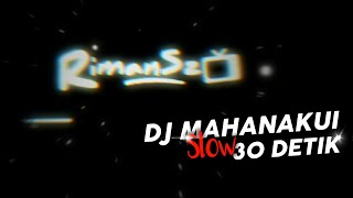 DJ MAHANAKUI 🎧🎶 40 DETIK - SLOW