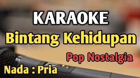 BINTANG KEHIDUPAN - KARAOKE || NADA PRIA COWOK || Nike Ardilla || Versi Pop || Live Keyboard