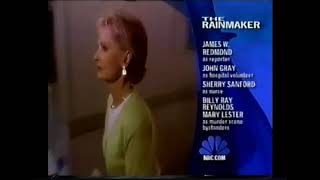 The Rainmaker NBC Split Screen Credits