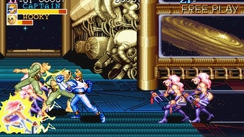 Captain Commando (Capcom 1991) Full Arcade/Coin-Op Playthrough