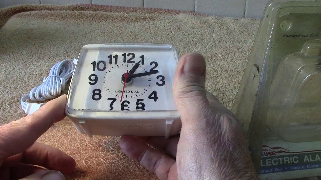 Ingraham Electric Clock from USA YouTube