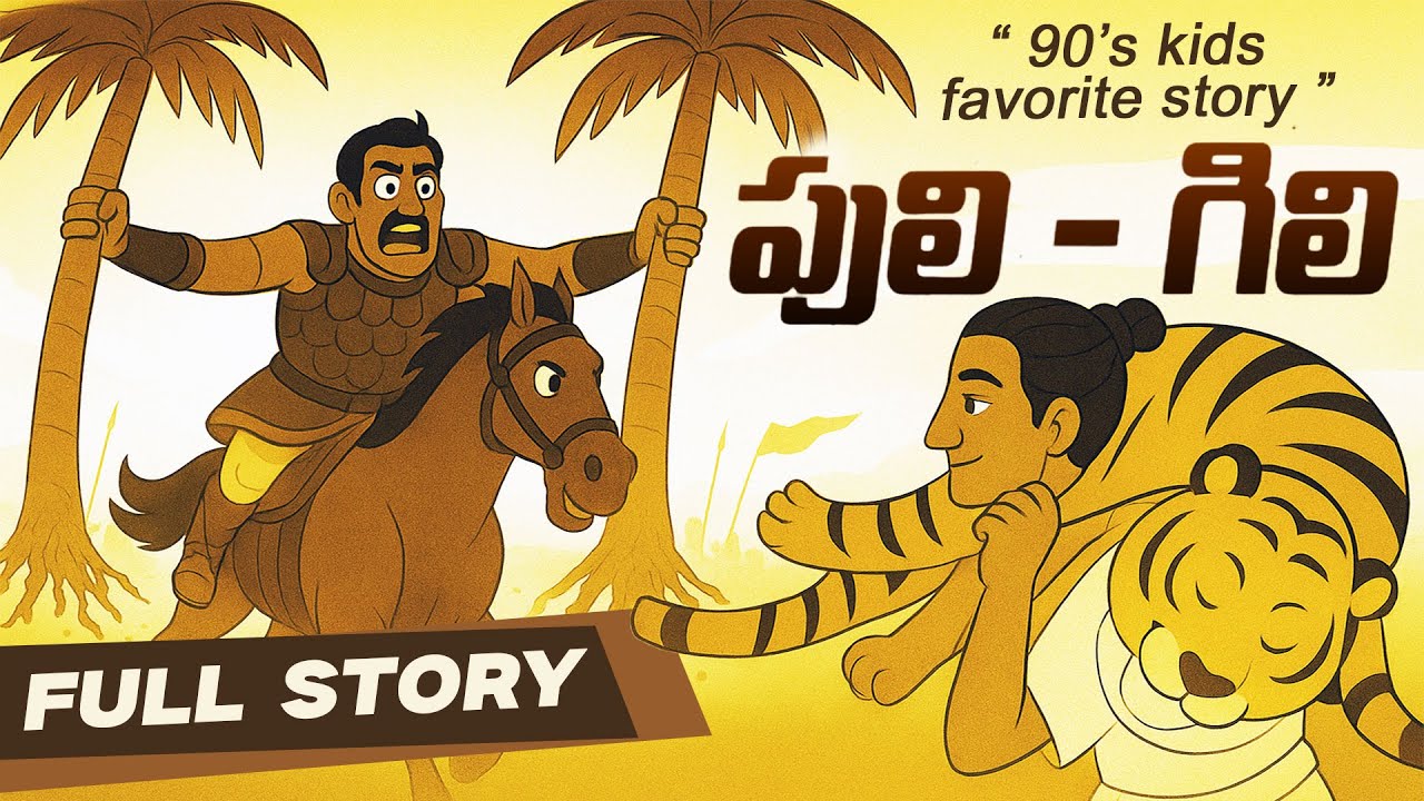 పులి గిలి | Puli Gili Full Story | 90's Kids Favorite Story | Telugu Kids Stories