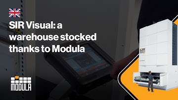 SIR Visual: a warehouse stocked thanks to Modula | EN