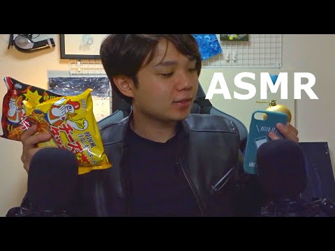 [ASMR 囁き声]不安を癒やす色々な音たち。Relaxing Sound/Whisper Voice