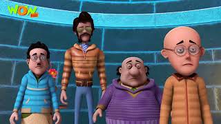 dangerous road trip to switzerland part 13 s12 motu patlu cartoon wow kidz spot